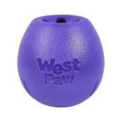 Игрушка для собак West Paw Rumbl Small Eggplant, для лакомств, фиолетовая, 8 см