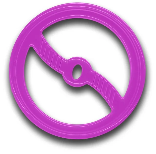 Іграшка Bionic Opaque Toss-N-Tug кільце фіолетове, для собак, 23 см