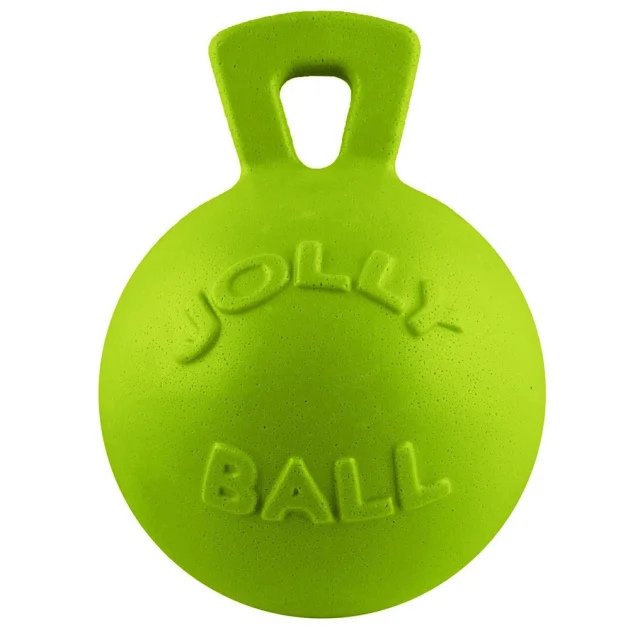 Игрушка Jolly Pets Tug-n-Toss гиря, средняя, для собак 9-27 кг, зелёная, 13 см