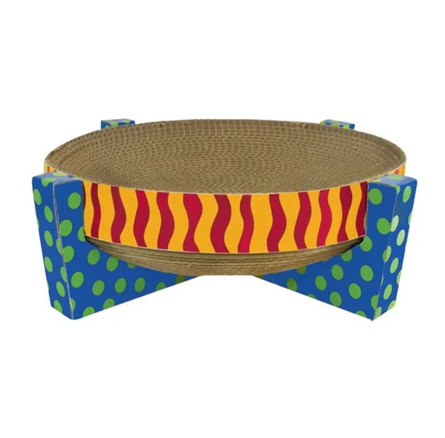 Игрушка-дряпалка для кошек Petstages круглая, 34×34×10 см