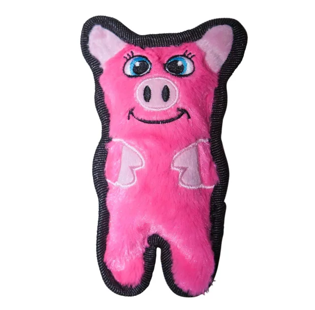 Игрушка-пищалка для собак Outward Hound Invincibles Minis Pig Поросёнок мини, розовая, 20×11×4 см