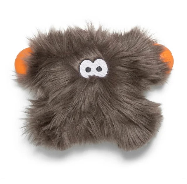Игрушка-пищалка West Paw Fergus Pewter Fur, серебряно-коричневая, 16 см
