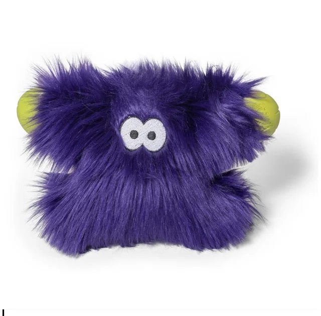 Игрушка-пищалка West Paw Fergus Purple Fur, фиолетовая, 16 см
