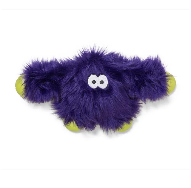 Игрушка-пищалка West Paw Jefferson Purple Fur, фиолетовая, 17 см