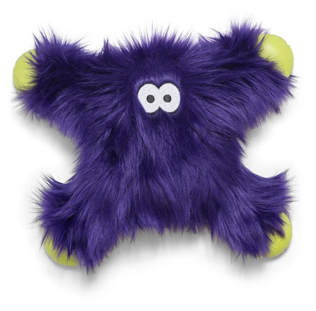 Игрушка-пищалка West Paw Lincoln Purple Fur, фиолетовый, 23 см