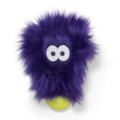 Игрушка-пищалка West Paw Rosebud Purple Fur, фиолетовая, 17 см