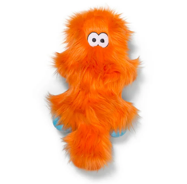 Игрушка-пищалка West Paw Sanders Orange Fur, оранжевая, 28 см