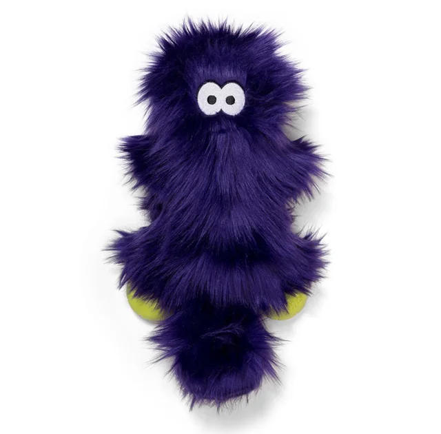Игрушка-пищалка West Paw Sanders Purple Fur, фиолетовая, 28 см