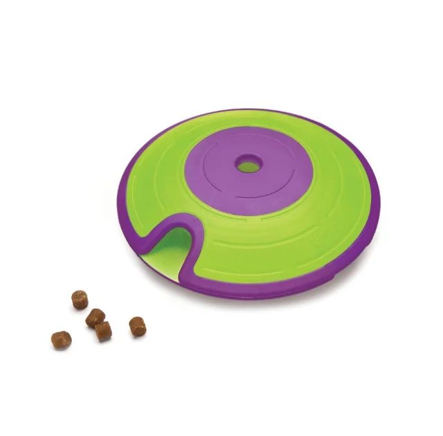 Интерактивная игрушка для собак Nina Ottoson Лабиринт для лакомств, зелёная, 20 см