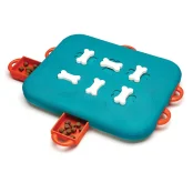 Интерактивная игрушка для собак Nina Ottoson Дог Казино, бирюзовая, 24.5×31.5×3.5 см