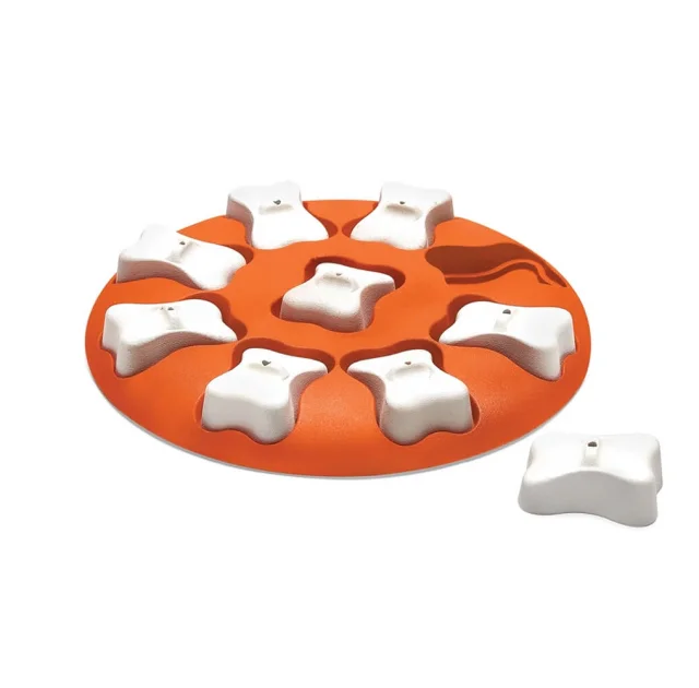 Интерактивная игрушка для собак Nina Ottoson Dog Smart, оранжевая, 27.5 см