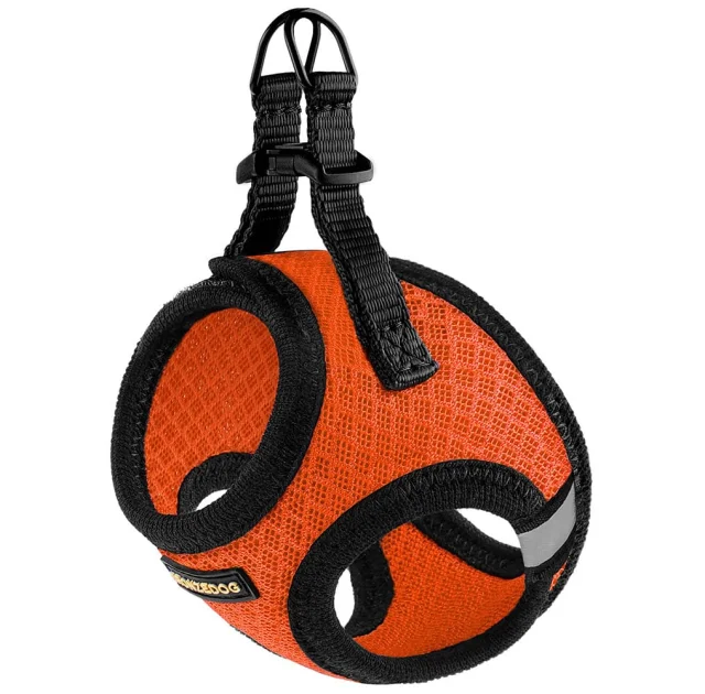 Шлея BronzeDog Mesh Vest для собак, сітчастий нейлон, помаранчевий, 43-53 см