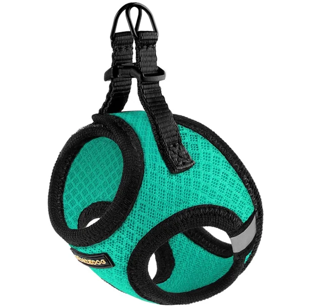 Шлея BronzeDog Mesh Vest для собак, сітчастий нейлон, ментоловий, 34-42 см