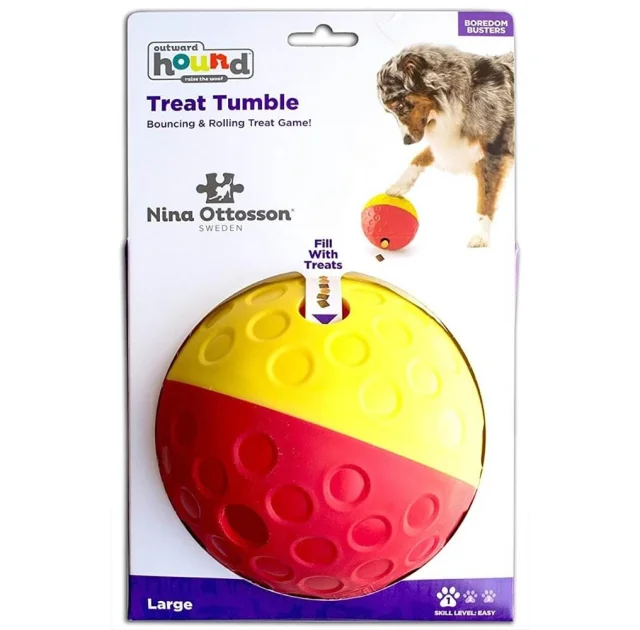 Іграшка для собак Nina Ottoson Treat Tumble Large м'яч для ласощів, 15 см