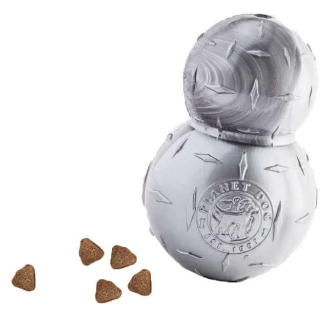 Игрушка для собак Planet Dog Double-TUFF с ароматом мяты, малая, серая