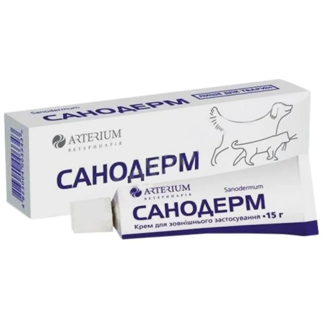 Крем Arterium Санодерм проти запалень, 15 г