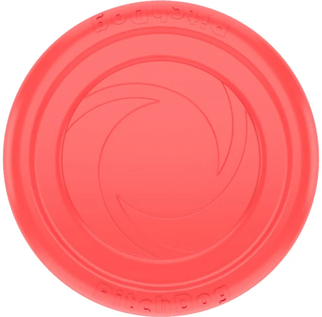 Игровая тарелка PitchDog для апортировки, розовая, диаметр - 22 см