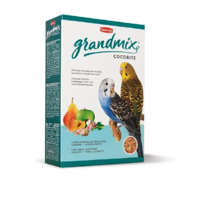 Повседневный корм Padovan GrMix Cocorite для волнистых попугаев, 1 кг