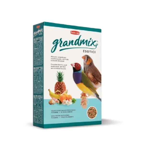Повседневный корм Padovan GrandMix Esotici для экзотических птиц, 400 г
