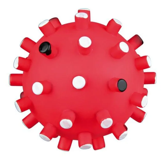 Вініловий м'яч Trixie для собак, з шипами, 12 см