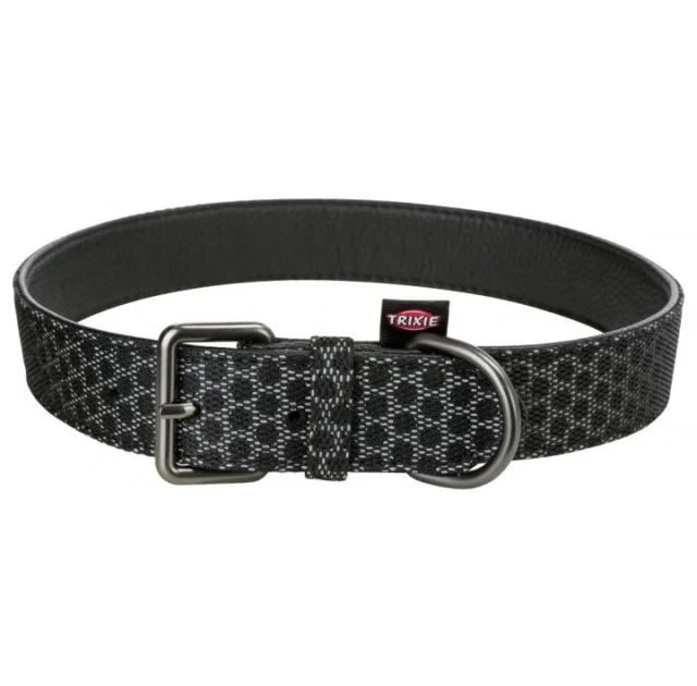 Нашийник Trixie Night Reflect L-XL світловідбиваючий, 48-58 см × 30 мм, чорний