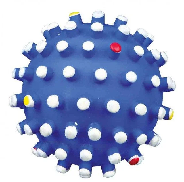 Вініловий м'яч Trixie для собак, з шипами, 10 см