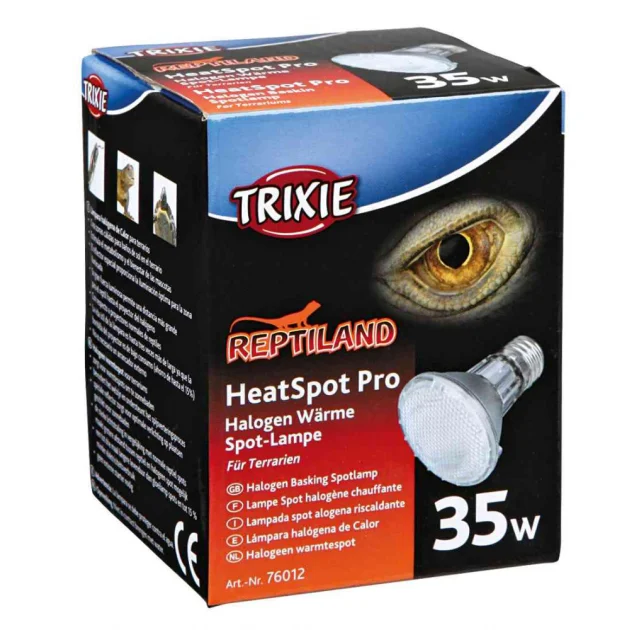Лампа галлогенная Trixie - Heat Spot Pro для обігріву тераріуму, 65×88 мм, 35 ​​Вт