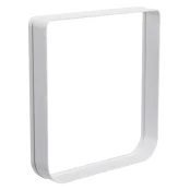 Тунель Trixie для дверцят 4-Way Flap Door, пластик, білий, 27 мм, 15.9×16.8 см
