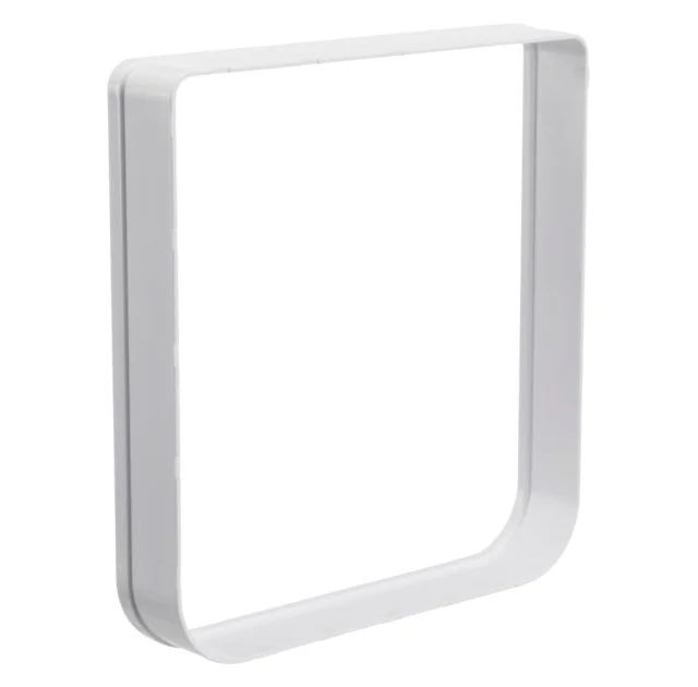 Тунель Trixie для дверцят 4-Way Flap Door, пластик, білий, 27 мм, 15.9×16.8 см