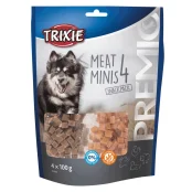 Лакомство Trixie 4 Meat Minis микс курица, утка, ягнёнок и лосось, для собак, 100 г, упаковка 4 шт