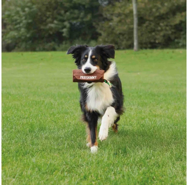 Охотничий манекен-сумка Trixie для собак, для дрессировок, коричневый, 6×14 см