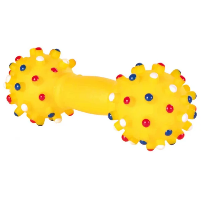 Гантель з пищалки і шипами Trixie для собак, 15 см