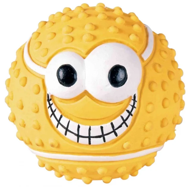 Шипованный мяч-рожица Trixie для собак, 7 см, латекс