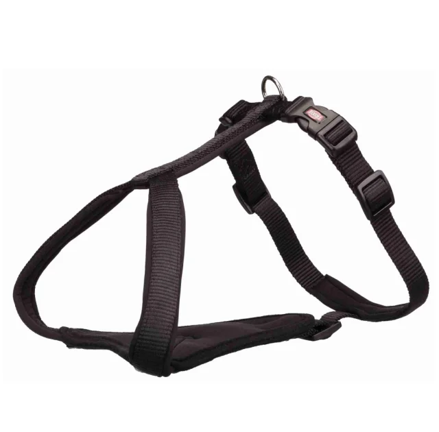 Шлея Trixie Premium Y-Harness для собак, 30-37 см, 10 мм, размер XXS-XS, черный