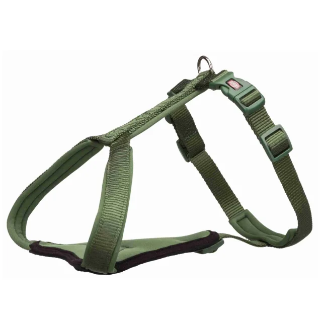 Шлея Trixie Premium Y-Harness для собак, 30-37 см, 10 мм, размер XXS-XS, лесной