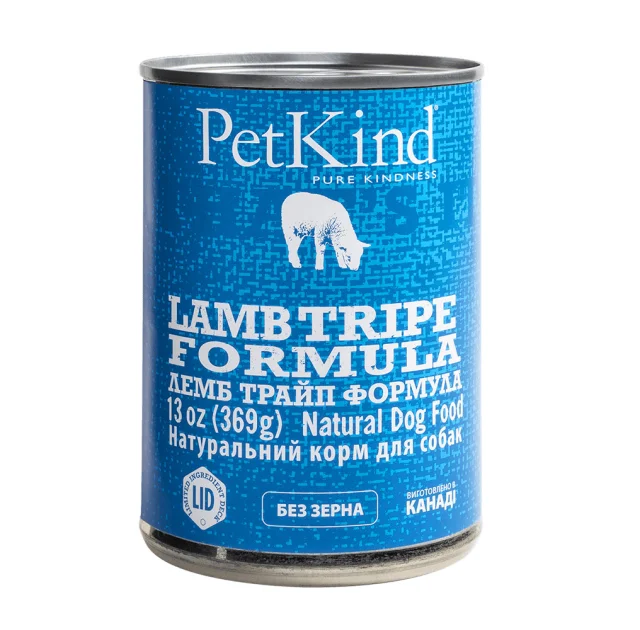 Консерва PetKind Lamb Tripe Formula для собак, новозеландський ягня/м'ясо канадської індички, 369 г