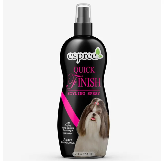 Спрей для собак ESPREE Quick Finish Styling Spray легкое расчесывание, с ароматом агавы, 355 мл