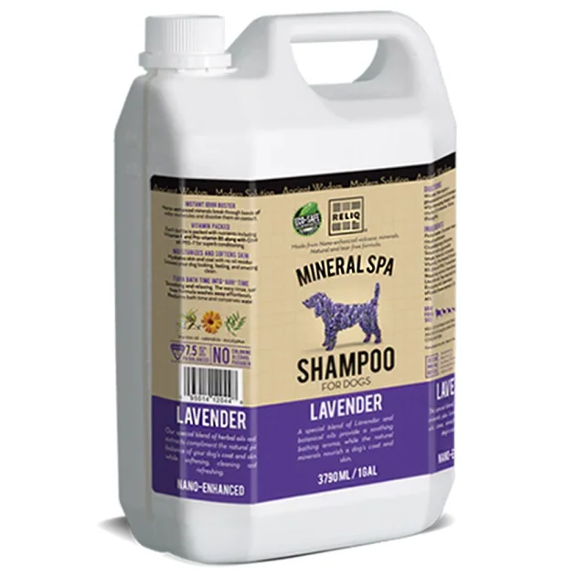 Шампунь RELIQ Mineral Spa Lavender Shampoo з олією лаванди, для собак, 3.79 л