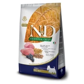 Низкозерновой сухой корм Farmina N&D, для собак мелких пород, ягнёнок с черникой, 2.5 кг