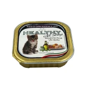 Вологий корм Healthy All Days монопротеіновий, паштет з білим м'ясом та яйцями, для кошенят, 100 г