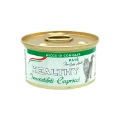 Консерва Healthy Irresistibili Capricci для вибагливих котів, паштет з кролятиною, 85 г