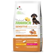 Корм Natural Trainer Dog Sensitive Puppy&Junior Mini для щенков мини пород, с лососем, 2 кг