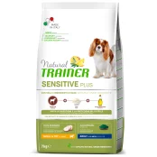 Корм Natural Trainer Dog Sensitive Plus для взрослых собак малых пород, монопротеиновый, с кониной, 7 кг