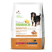 Корм Natural Trainer Dog Sensitive для взрослых собак средних и крупных пород, с лососем, 3 кг