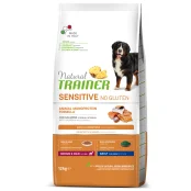 Корм Natural Trainer Dog Sensitive для взрослых собак средних и крупных пород, с лососем, 12 кг