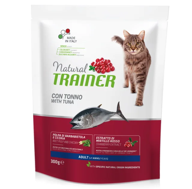 Корм Trainer Natural Super Premium для дорослих кішок у віці від 1 року, з тунцем, 300 г