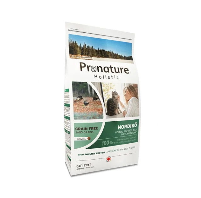 Корм Pronature Holistic Nordikо для котов, беззерновой холистик, индейка с ягодами, 6 кг