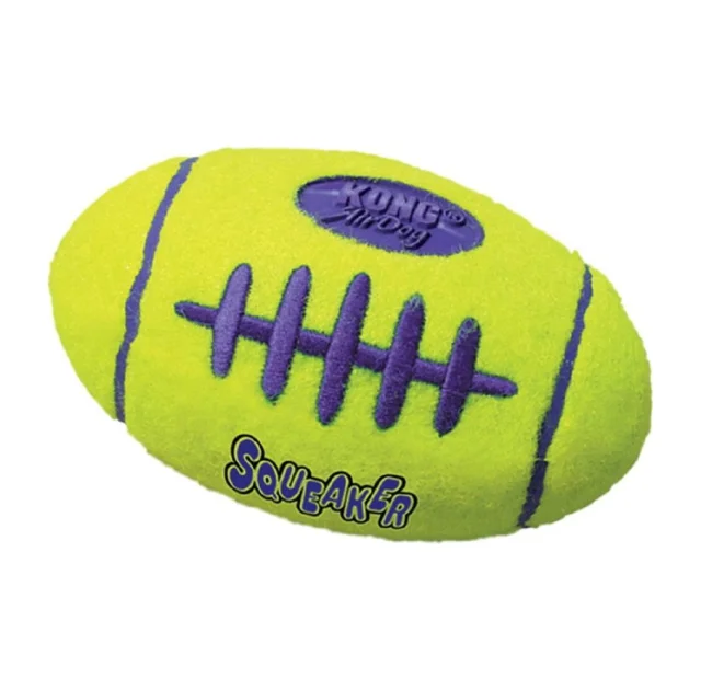 Іграшка KONG AirDog Squeaker Football повітряний футбольний м’яч, M