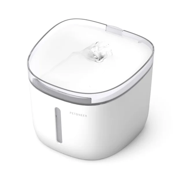 Поїлка-фонтан Petoneer Kitten/Puppy Water Dispenser FSW030-M автоматична, для собак і котів, біла, 1.9 л