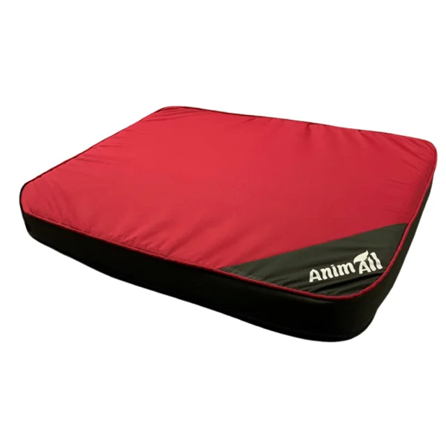 Лежанка AnimAll Max M HOT RED для собак и кошек, красная, 95×60×8 см